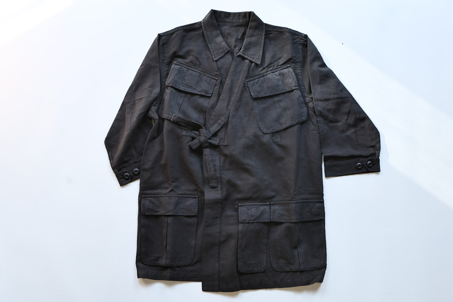 MAHARISHI 5210 HEMP JUNGLE KIMONO OVERSHIRT