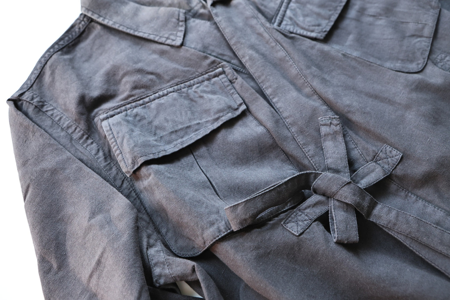 MAHARISHI 5210 HEMP JUNGLE KIMONO OVERSHIRT