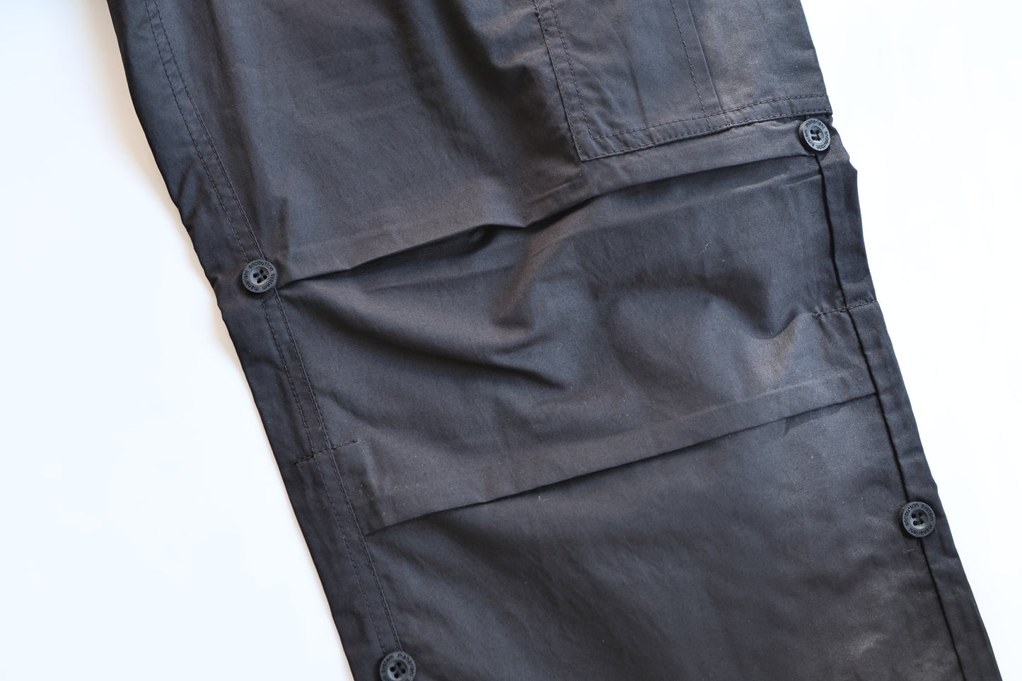 MAHARISHI 4035 ORIGINAL CARGO LOOSE SNOPANTS BLACK