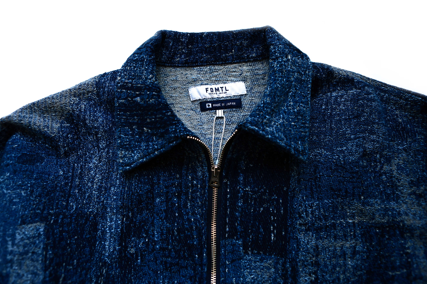 FA24/JK44B JACQUARD BORO BLOUSON RINSE