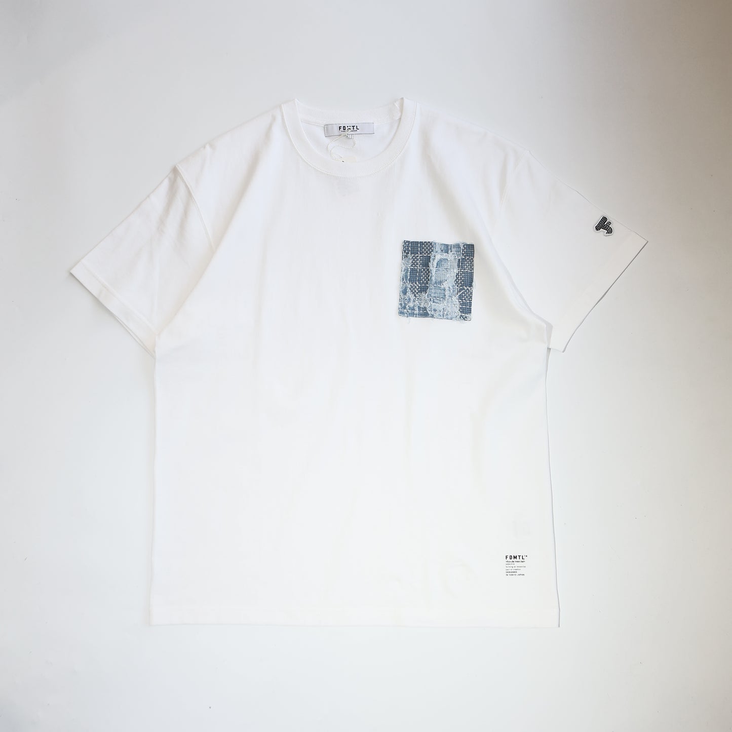 FDMTL FA25/TE12 BORO POCKET TEE WHITE