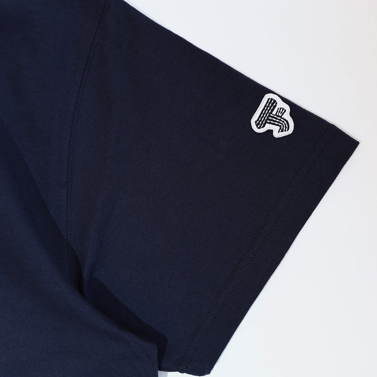 FDMTL FA25/TE15 SQUARE JACQUARD TEE NAVY
