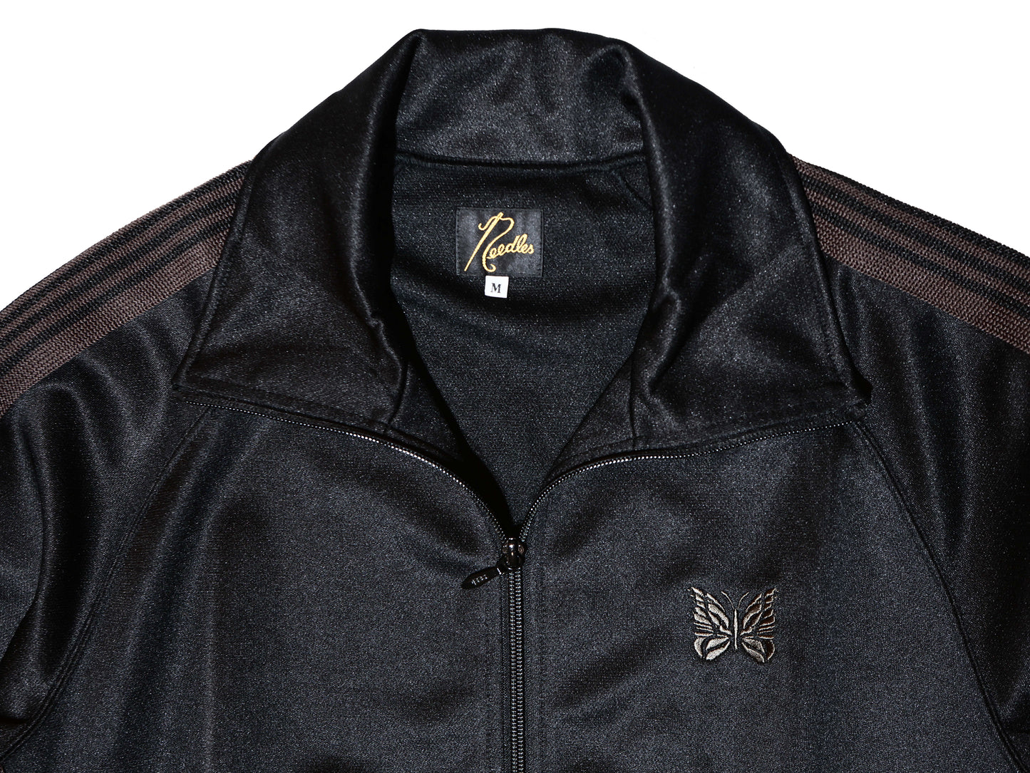 NEEDLES TRACK JACKET-POLY PU271 BLACK