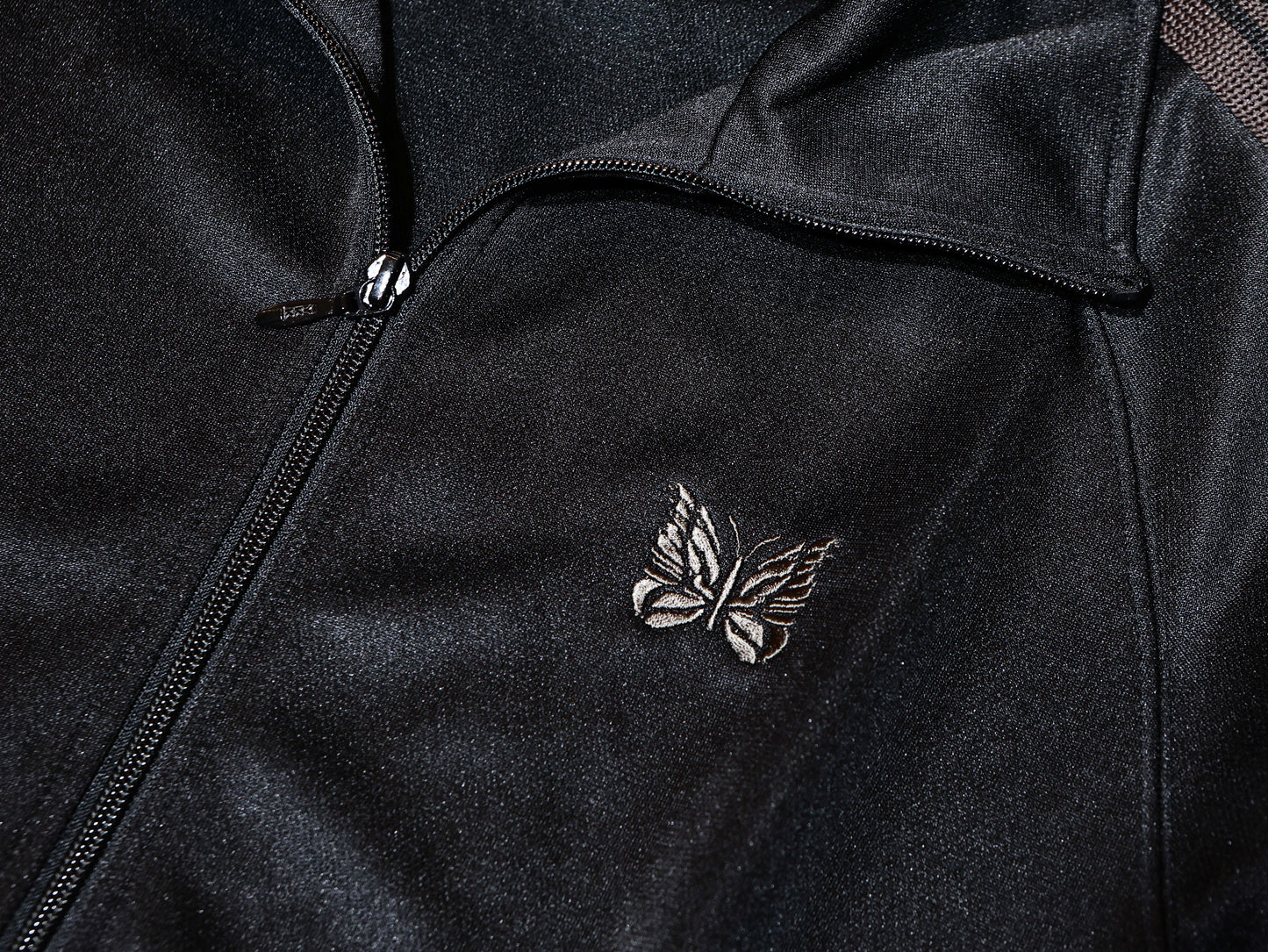 NEEDLES TRACK JACKET-POLY PU271 BLACK
