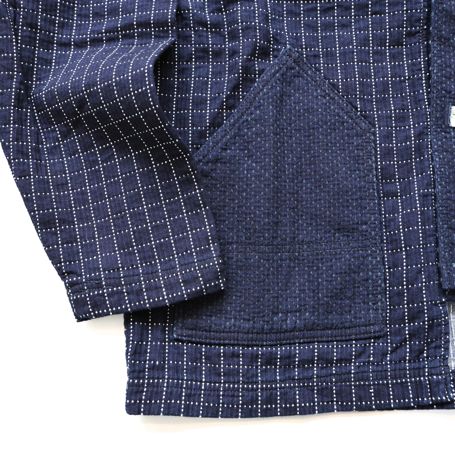FA24/TP31R SASHIKO CARDIGAN RINSE