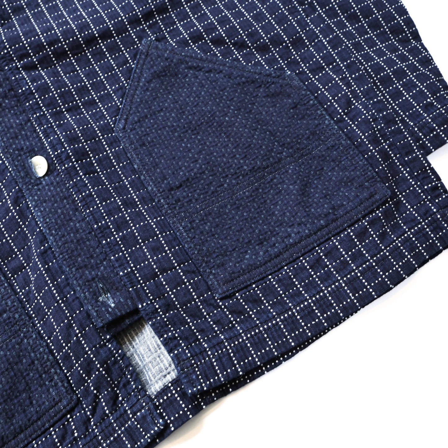 FA24/TP31R SASHIKO CARDIGAN RINSE