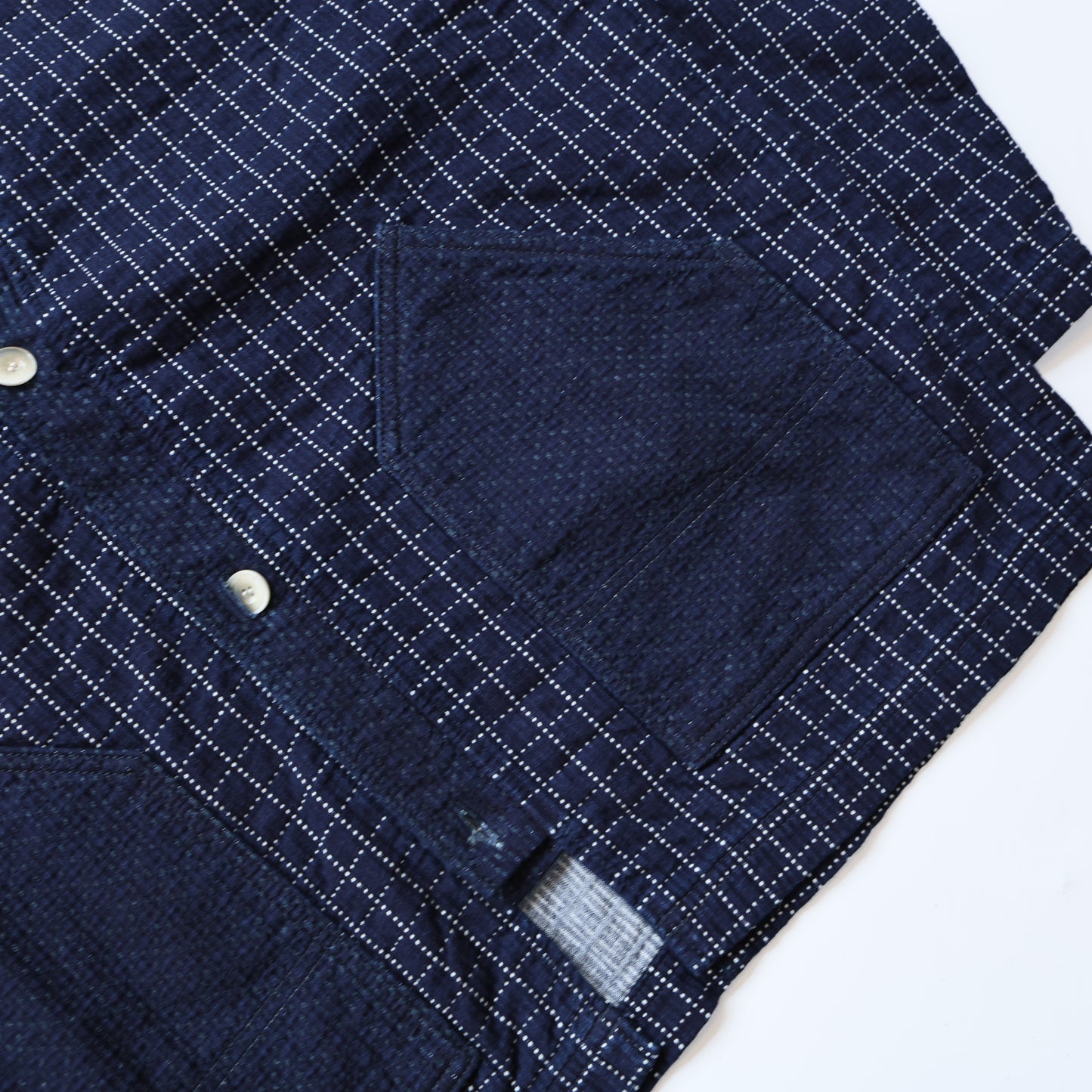 FA24/TP31R SASHIKO CARDIGAN RINSE