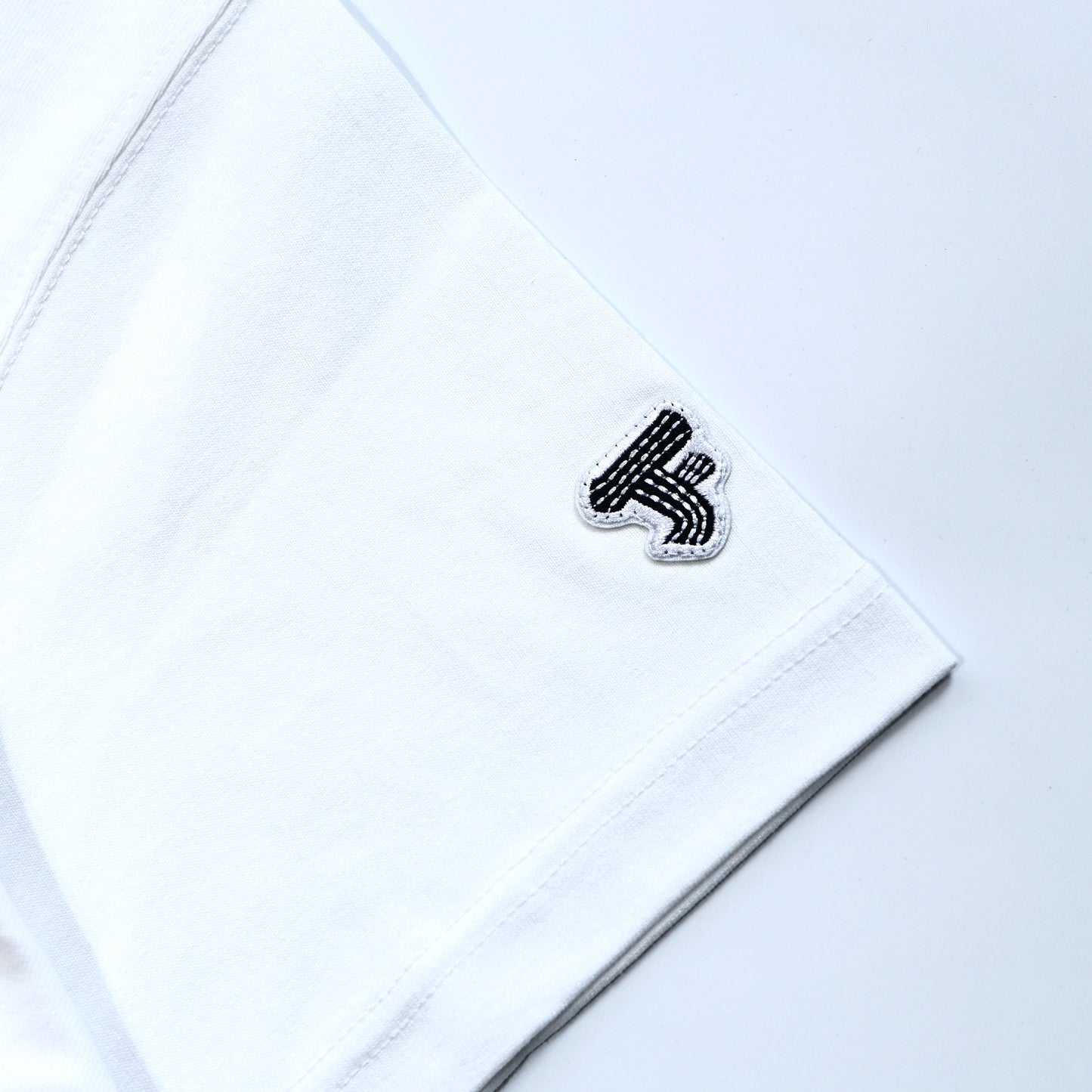 FDMTL FA24/TE35 DENIM PRINT TEE WHITE