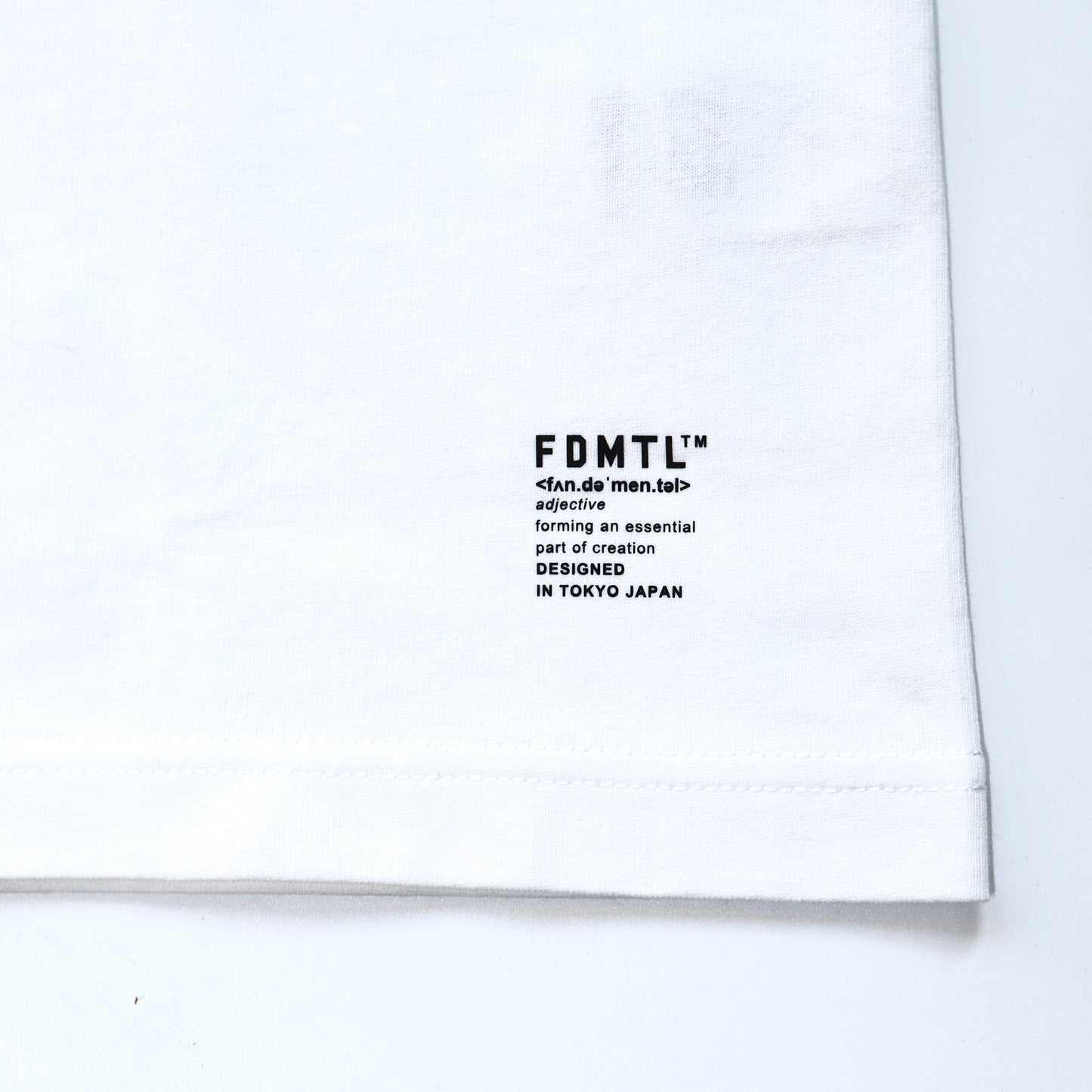 FDMTL FA24/TE32 PATCHWORK TEE WHITE