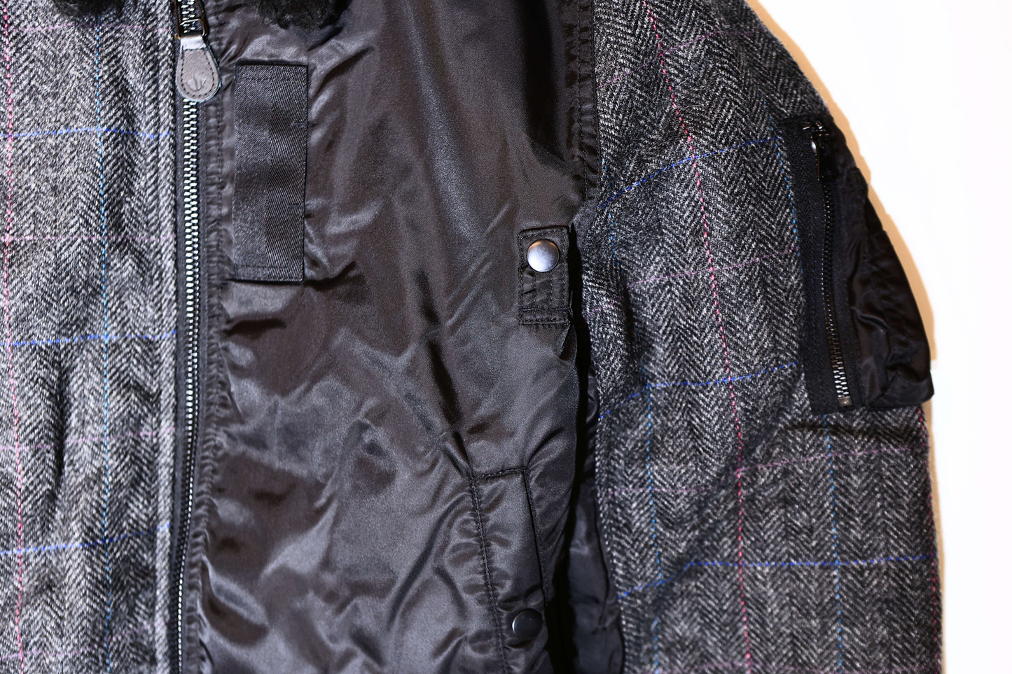 MAHARISHI 5332 B15 WOOL FLIGHT JACKET : BLACK