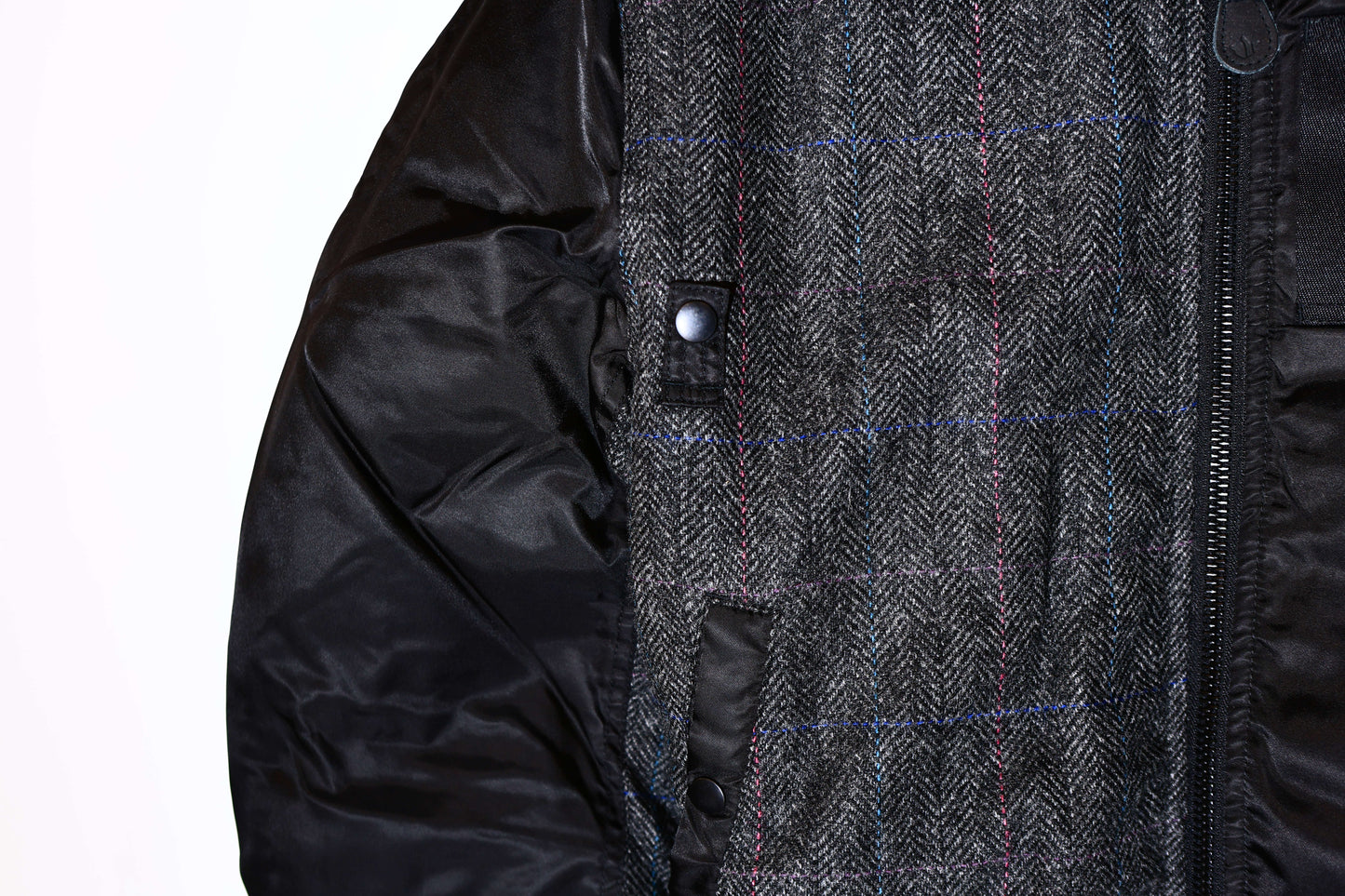 MAHARISHI 5332 B15 WOOL FLIGHT JACKET : BLACK