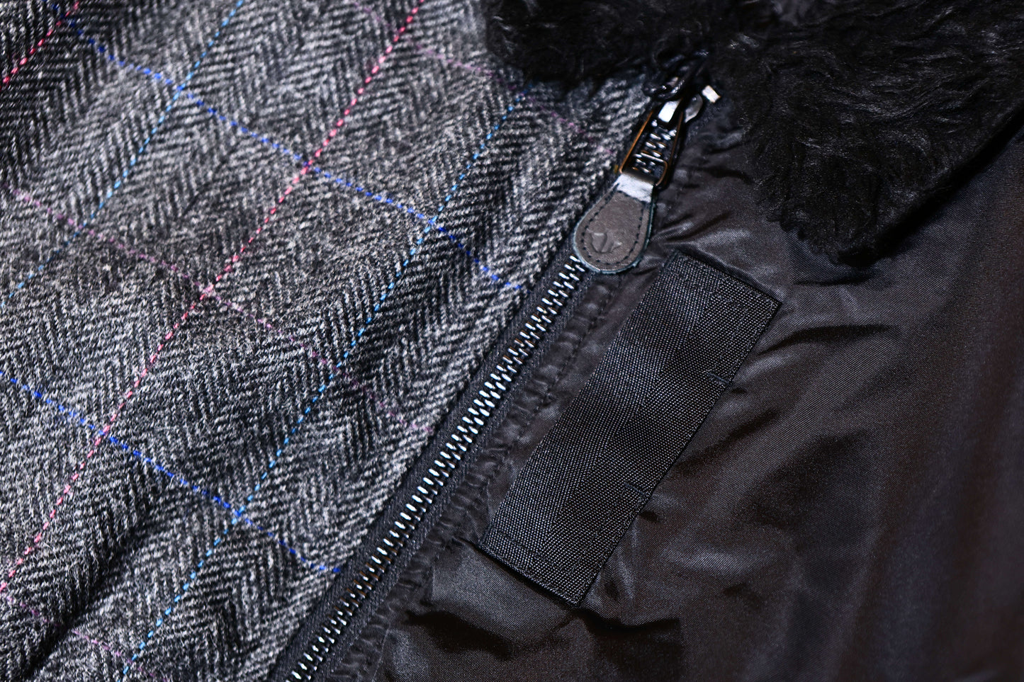 MAHARISHI 5332 B15 WOOL FLIGHT JACKET : BLACK