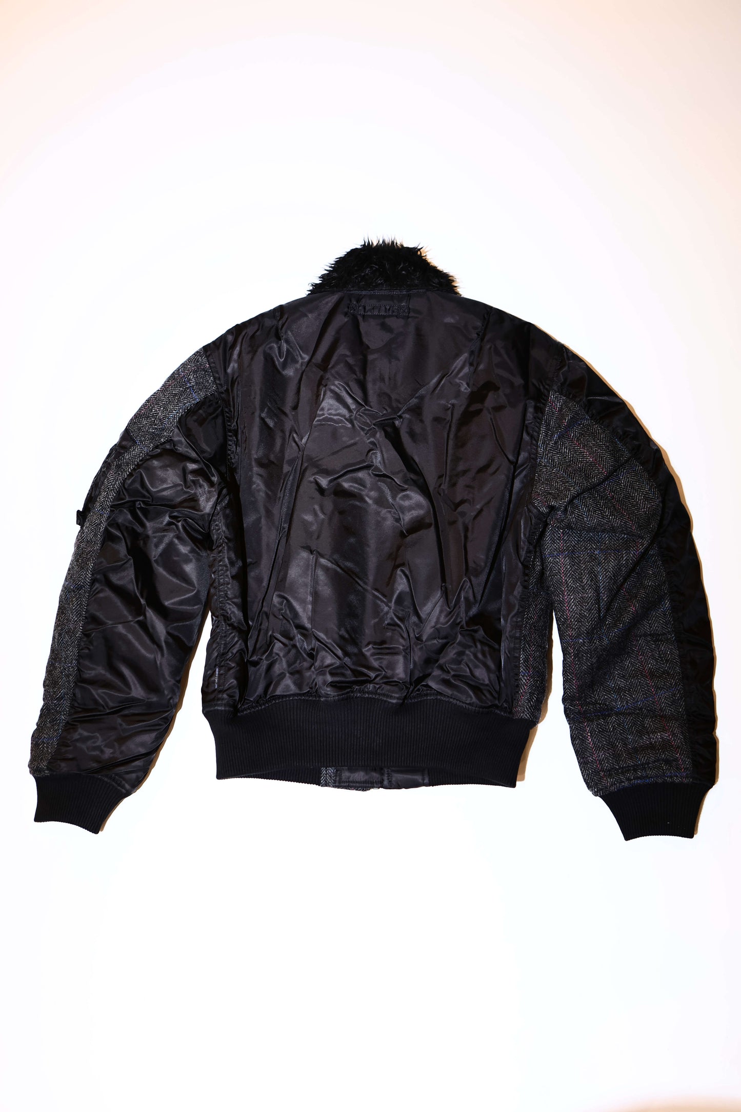 MAHARISHI 5332 B15 WOOL FLIGHT JACKET : BLACK