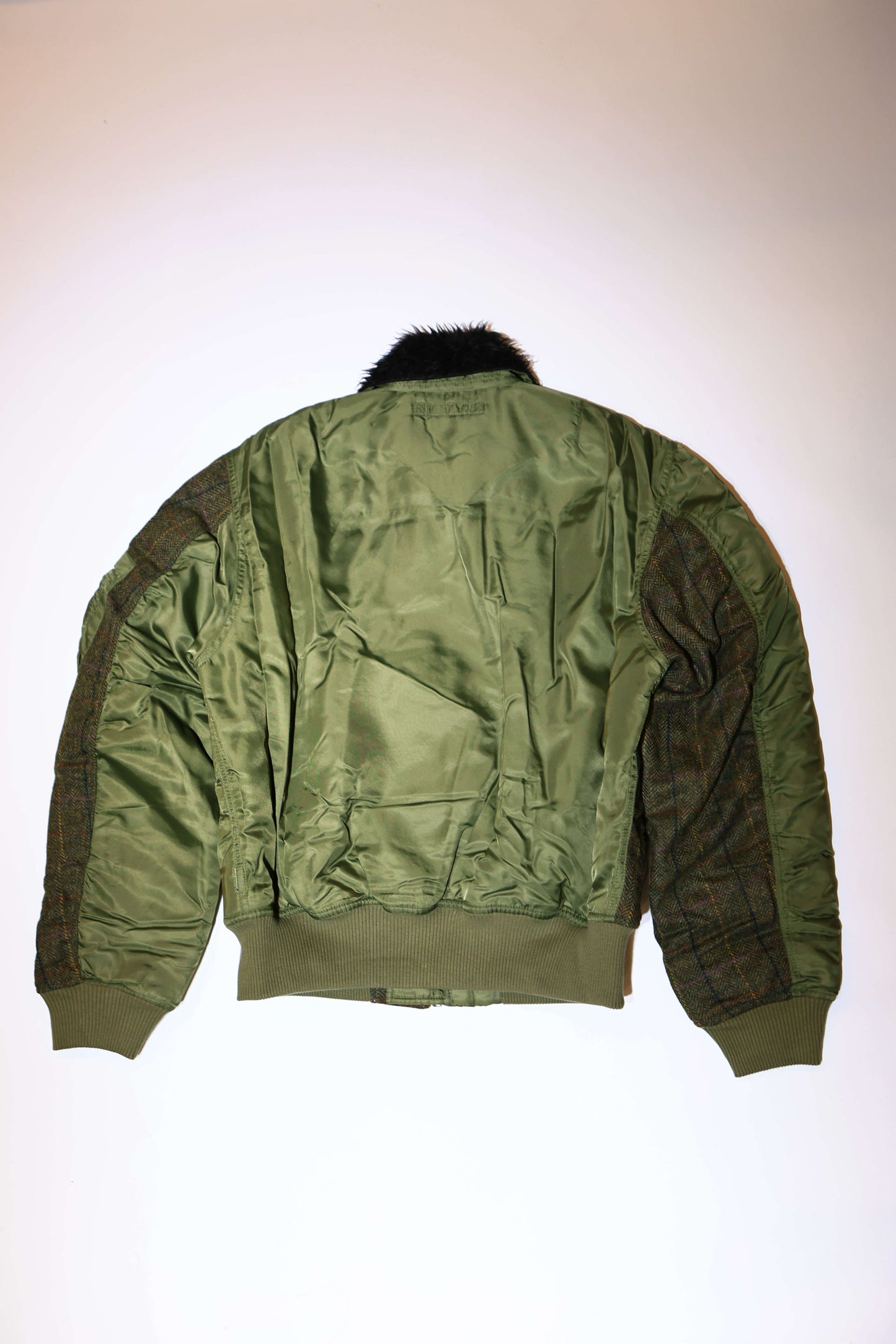 MAHARISHI 5332 B15 WOOL FLIGHT JACKET : OLIVE