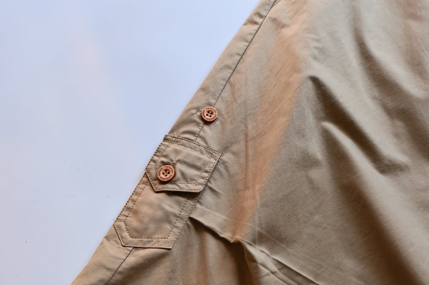 MAHARISHI 4037 ORIGINAL LOOSE SNOSHORTS SAND
