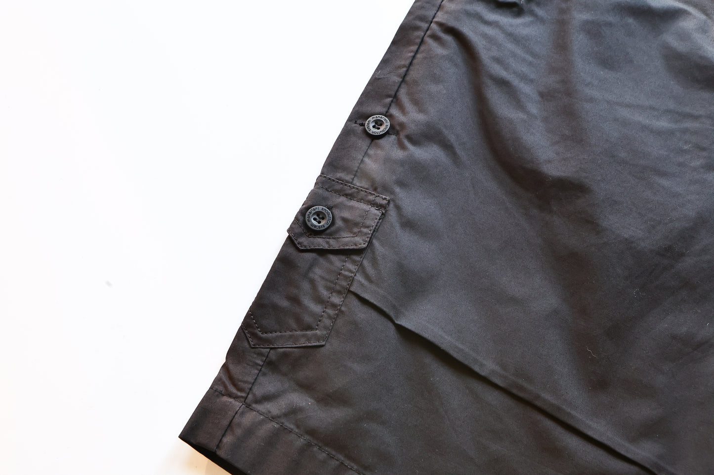 MAHARISHI 4037 ORIGINAL LOOSE SNOSHORTS BLACK