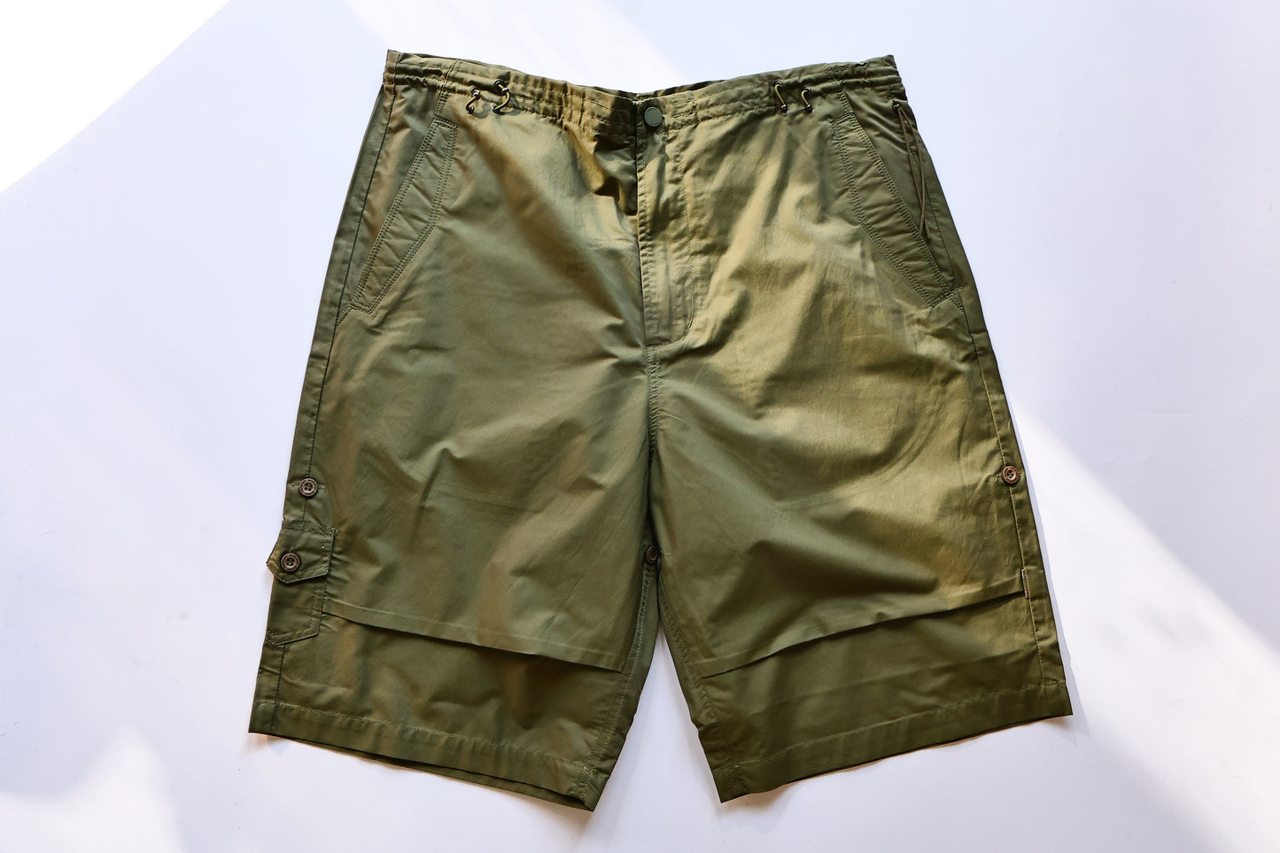 MAHARISHI 4037 ORIGINAL LOOSE SNOSHORTS OLIVE