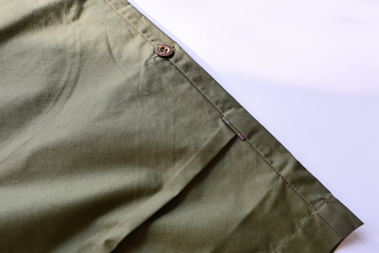 MAHARISHI 4037 ORIGINAL LOOSE SNOSHORTS OLIVE
