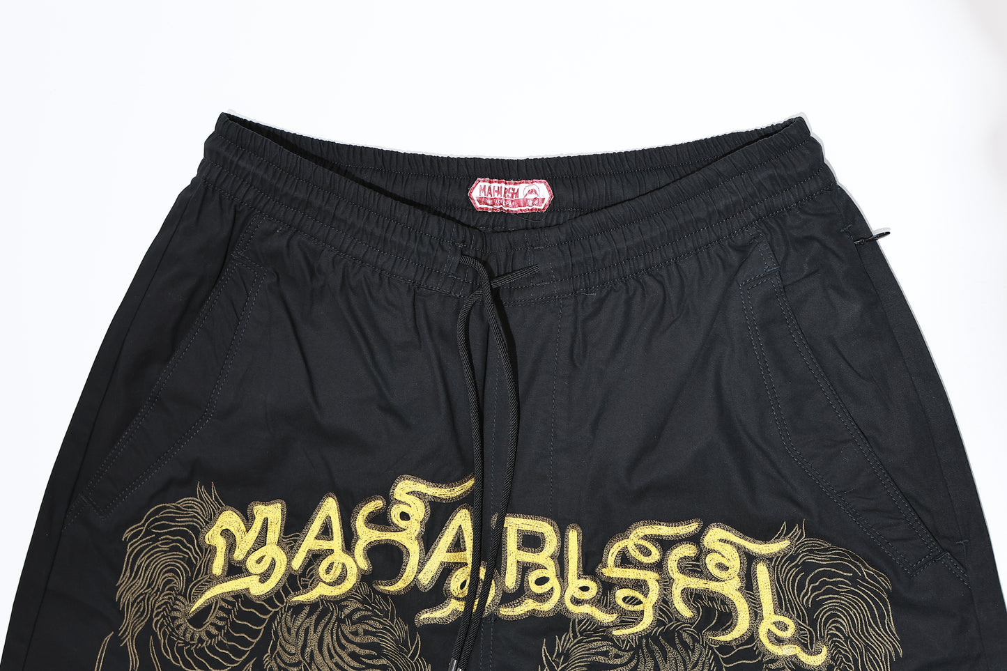 Maharishi 6039 MUAY THAI TIGER DRAGON TRACKSHORTS