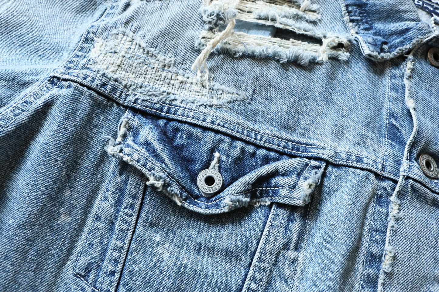 FDMTL 24FA FA24/JK13S DENIM JACKET 10YR WASH