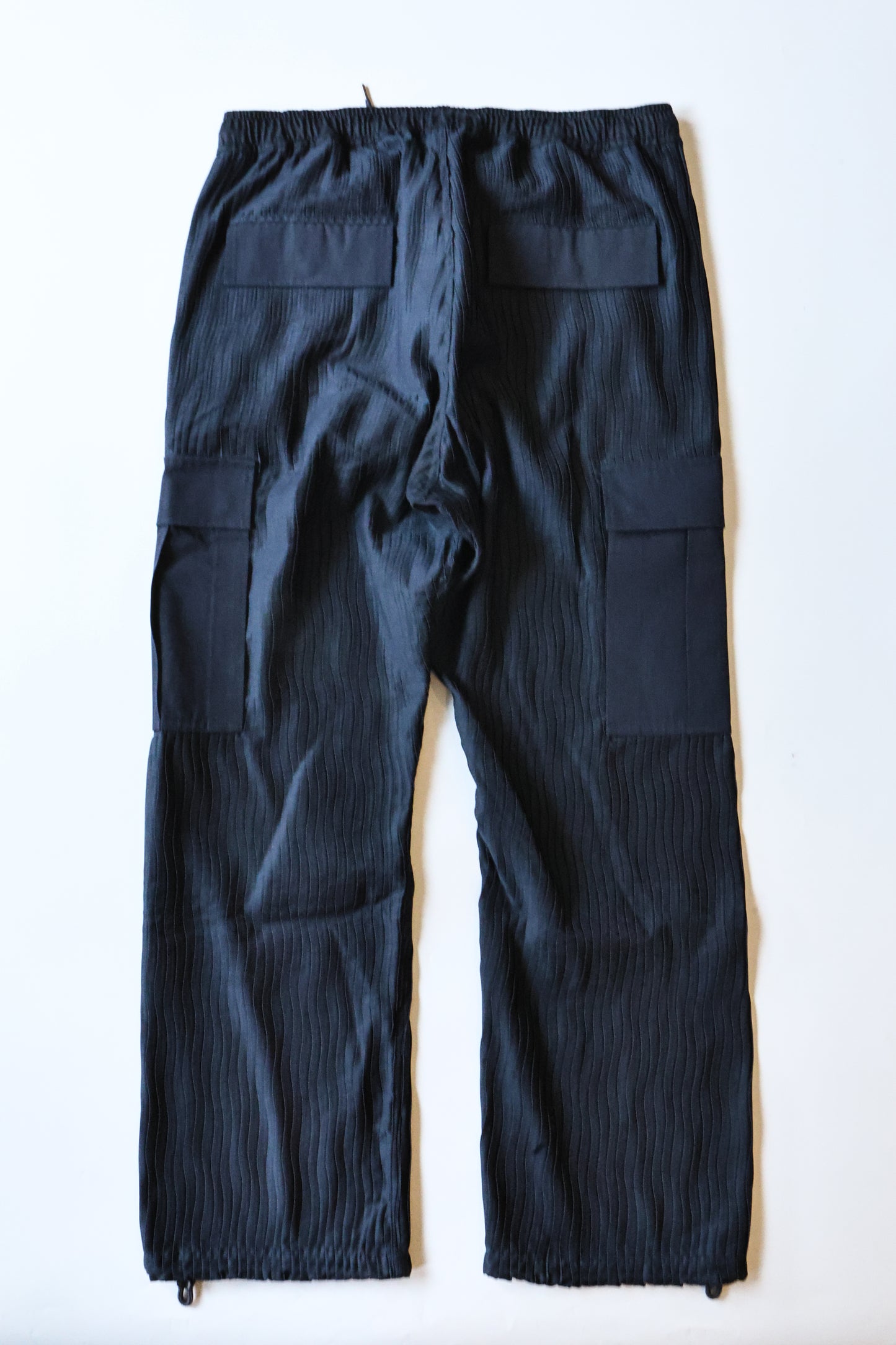 FDMTL 24FA FA24/PN15 PLEATED CARGO PANTS NAVY