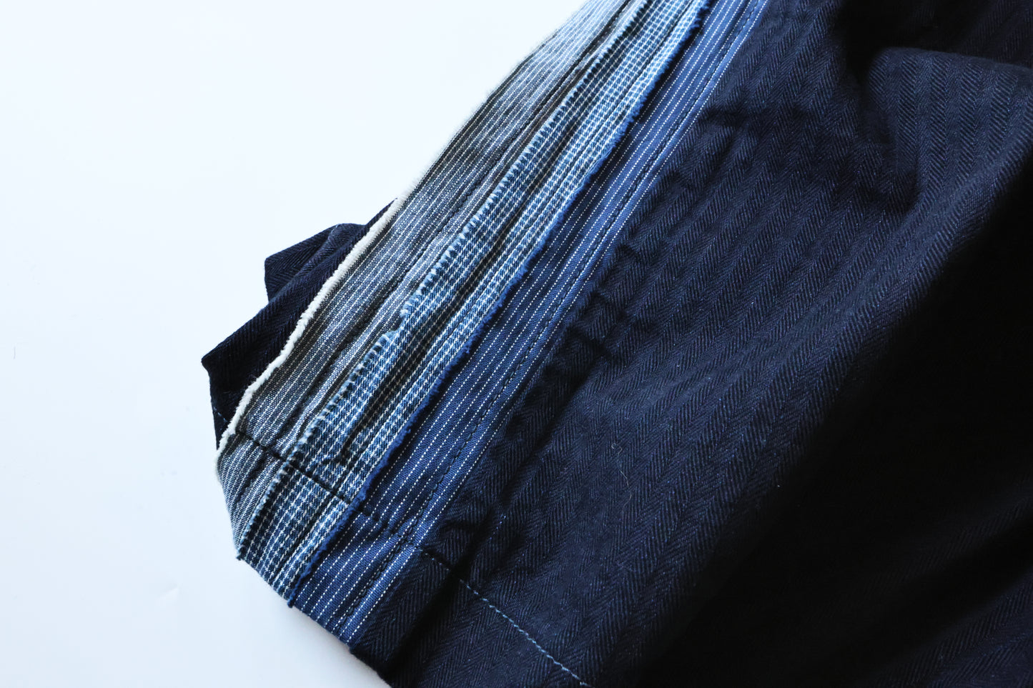 FDMTL 24FA FA24/PN22R SIDE OBI SHORT PANTS RINSE INDIGO