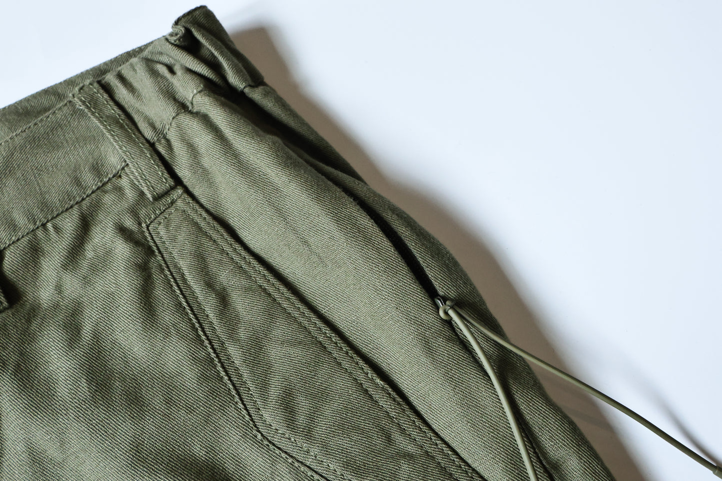 MAHARISHI 5134 HEMP CUSTOM PANTS OLIVE