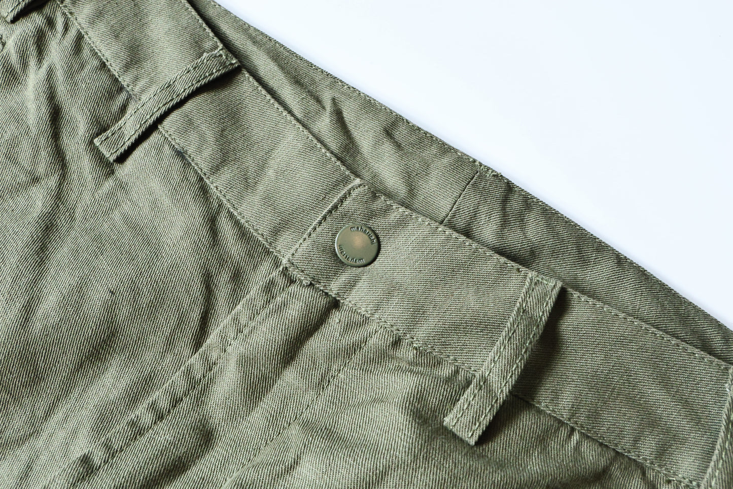 MAHARISHI 5134 HEMP CUSTOM PANTS OLIVE