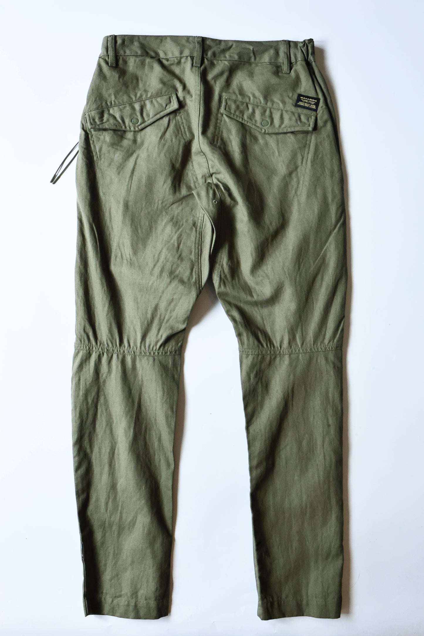 MAHARISHI 5134 HEMP CUSTOM PANTS OLIVE