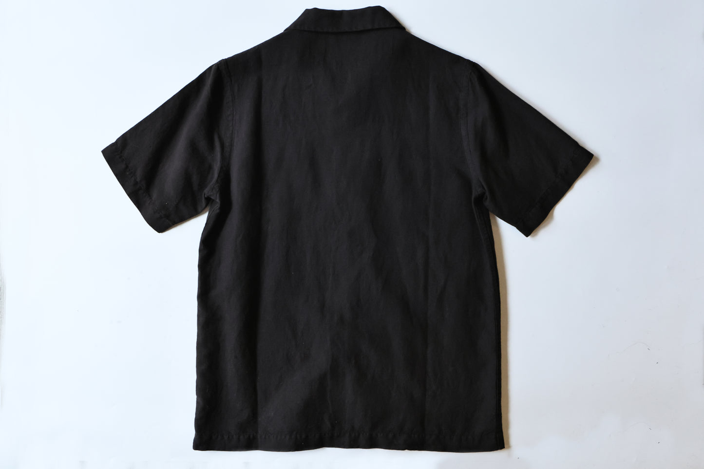 MAHARISHI 5078 DRAGON BAMBOO EMB.HEMP SHIRT BLACK