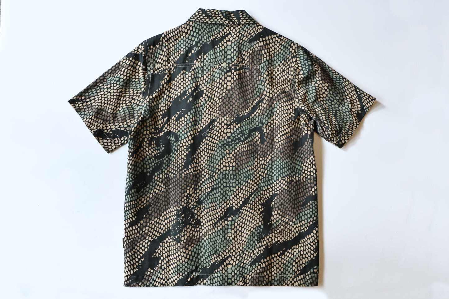 MAHARISHI 5071 CAMO HEMP SUMMER SHIRT WOODLAND