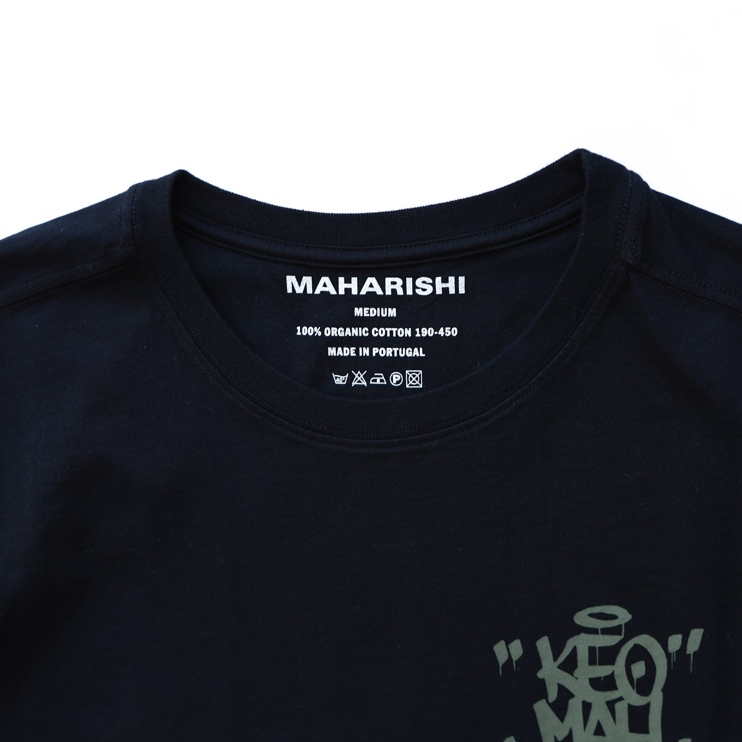 MAHARISHI 1541 TEACH YEAR OF THE SNAKE T-SHIRT BLACK