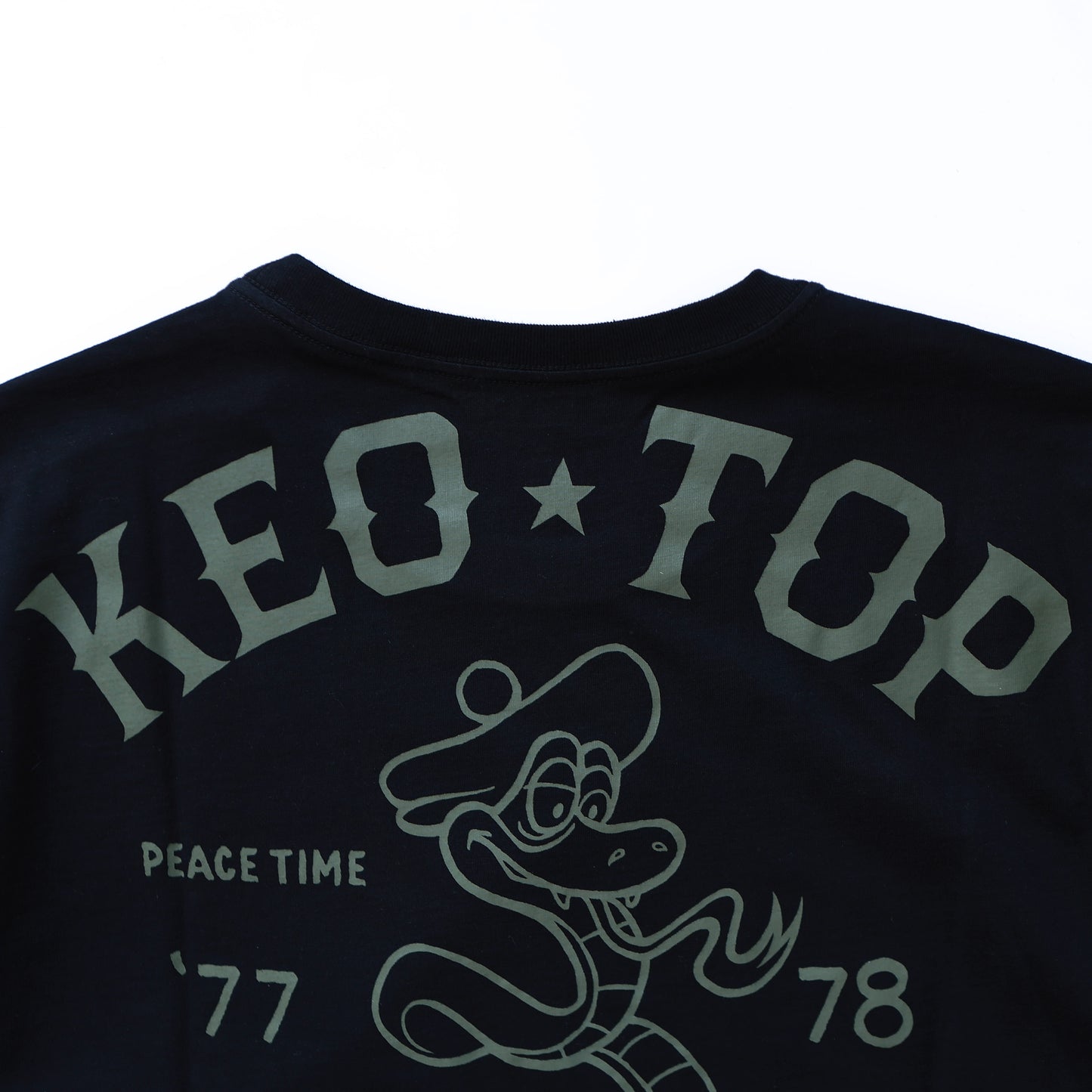MAHARISHI 1541 TEACH YEAR OF THE SNAKE T-SHIRT BLACK