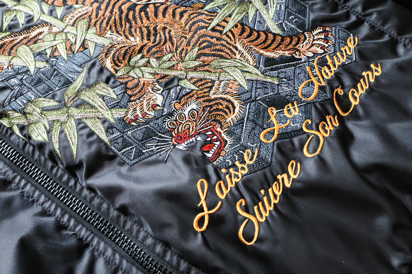 MAHARISHI 5096 TAKE TORA MA1 FLIGHT JACKET BLACK