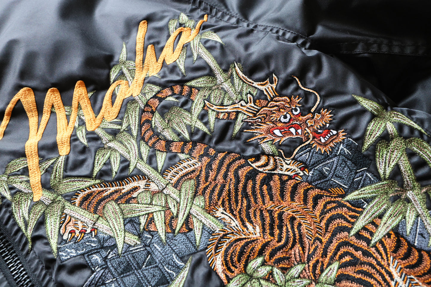 MAHARISHI 5096 TAKE TORA MA1 FLIGHT JACKET BLACK