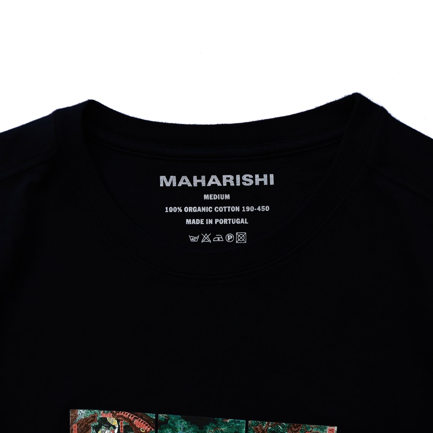 MAHARISHI 1540 Snake Triptych T-Shirt Black