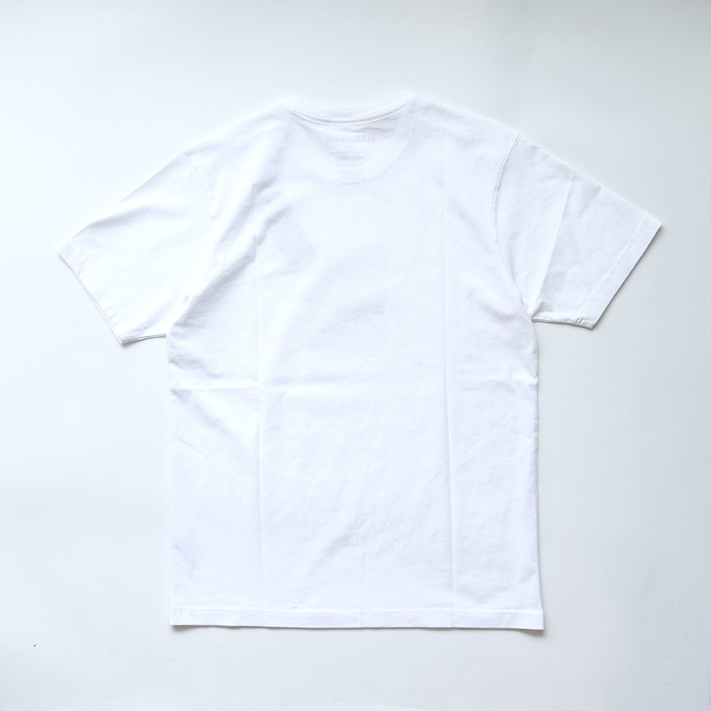 MAHARISHI 1493 Black Crow White Heron T-Shirt White