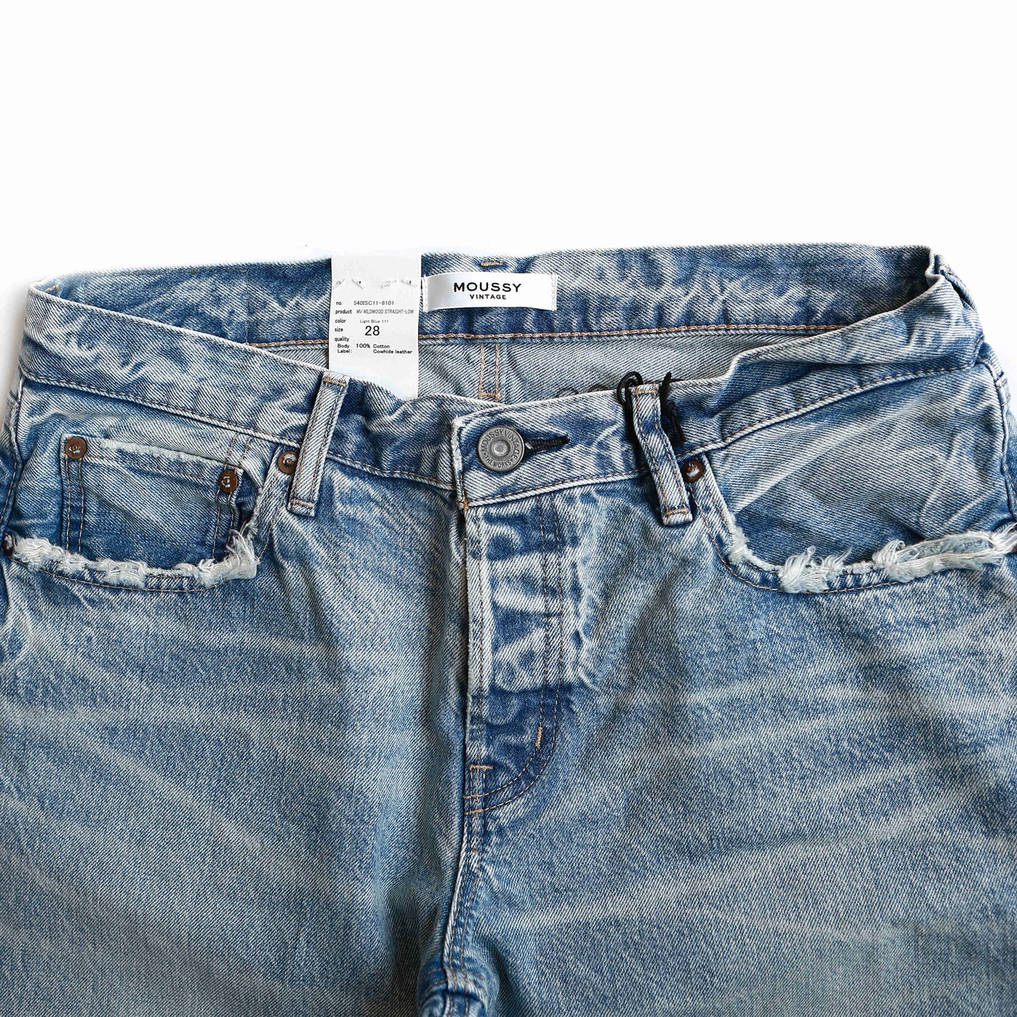 MOUSSY VINTAGE MV WILDWOOD STRAIGHT-LOW