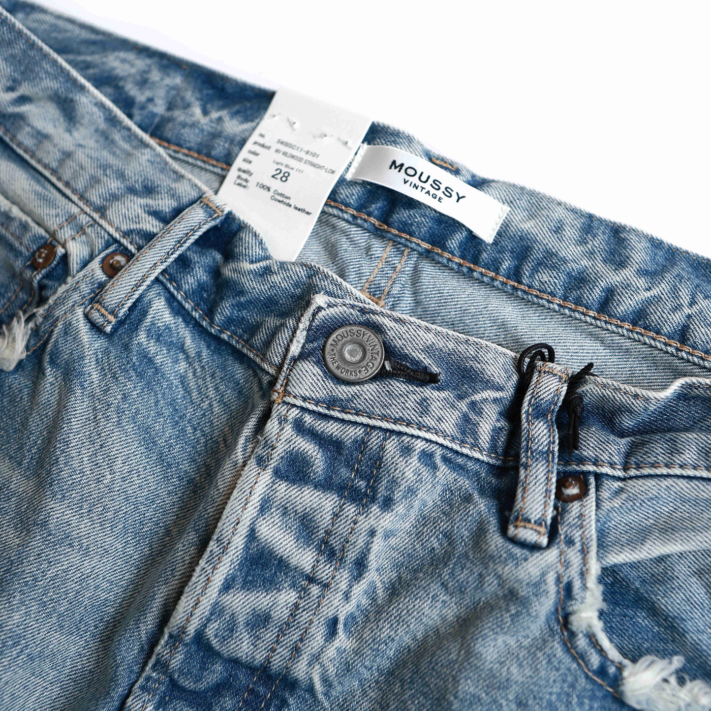 MOUSSY VINTAGE MV WILDWOOD STRAIGHT-LOW