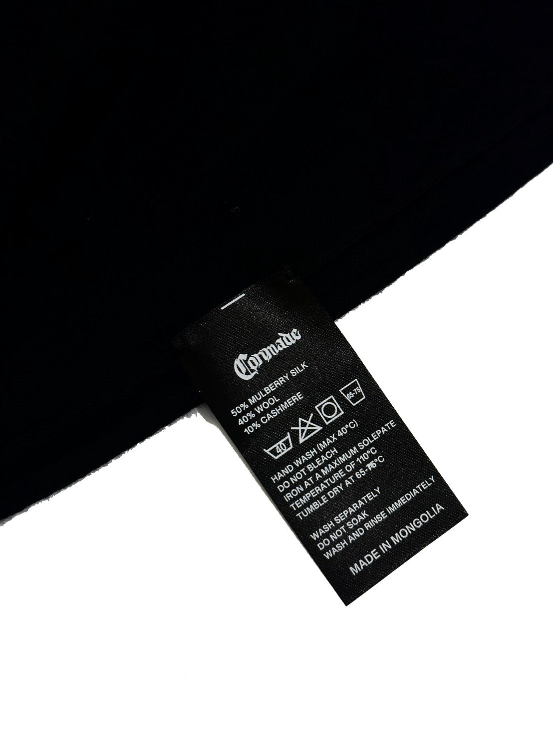 "PRE-ORDER"Conmade x 77 SWC Tee BLK