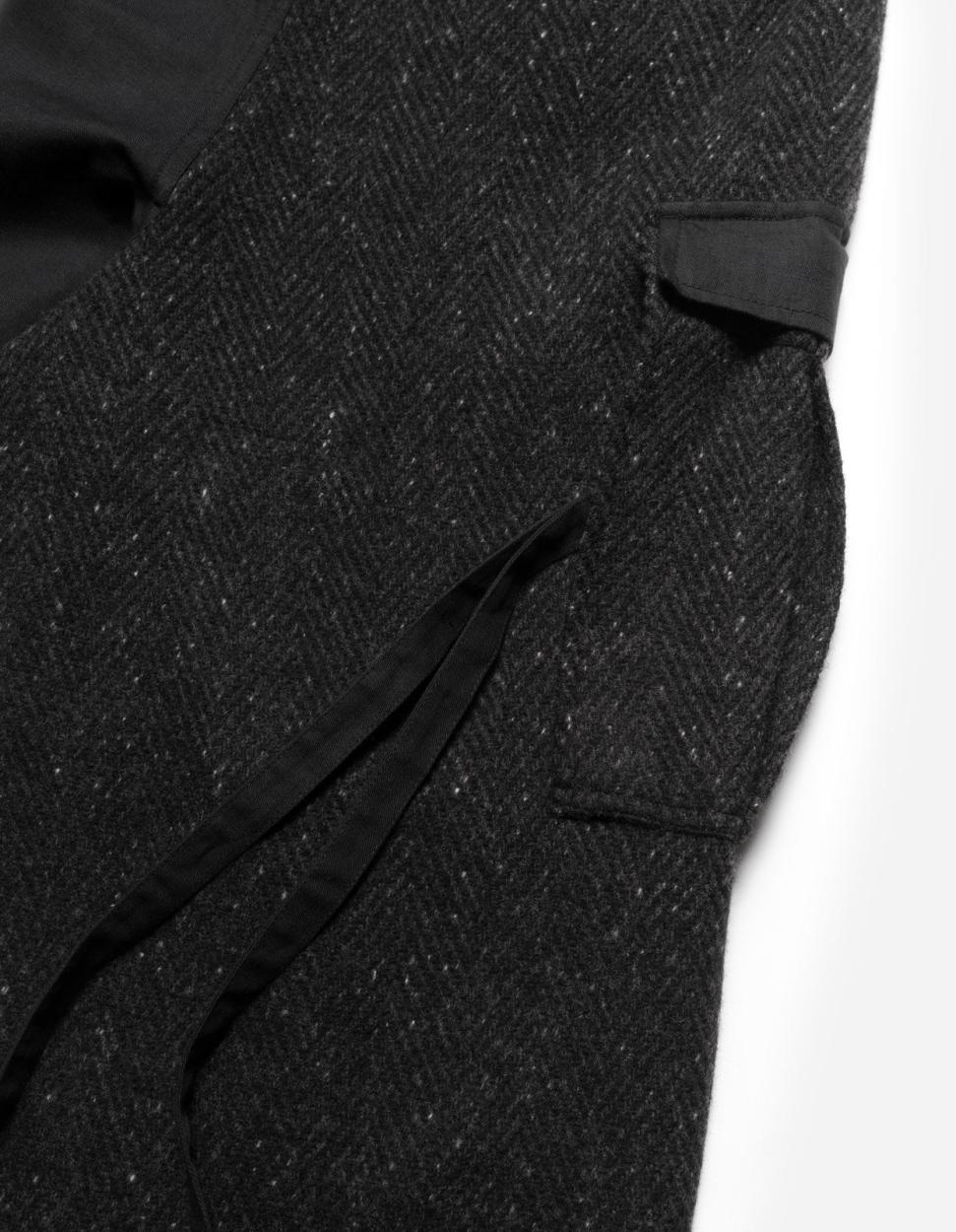 MAHARISHI 5335 WOOL M65 CARGO PANTS BLACK