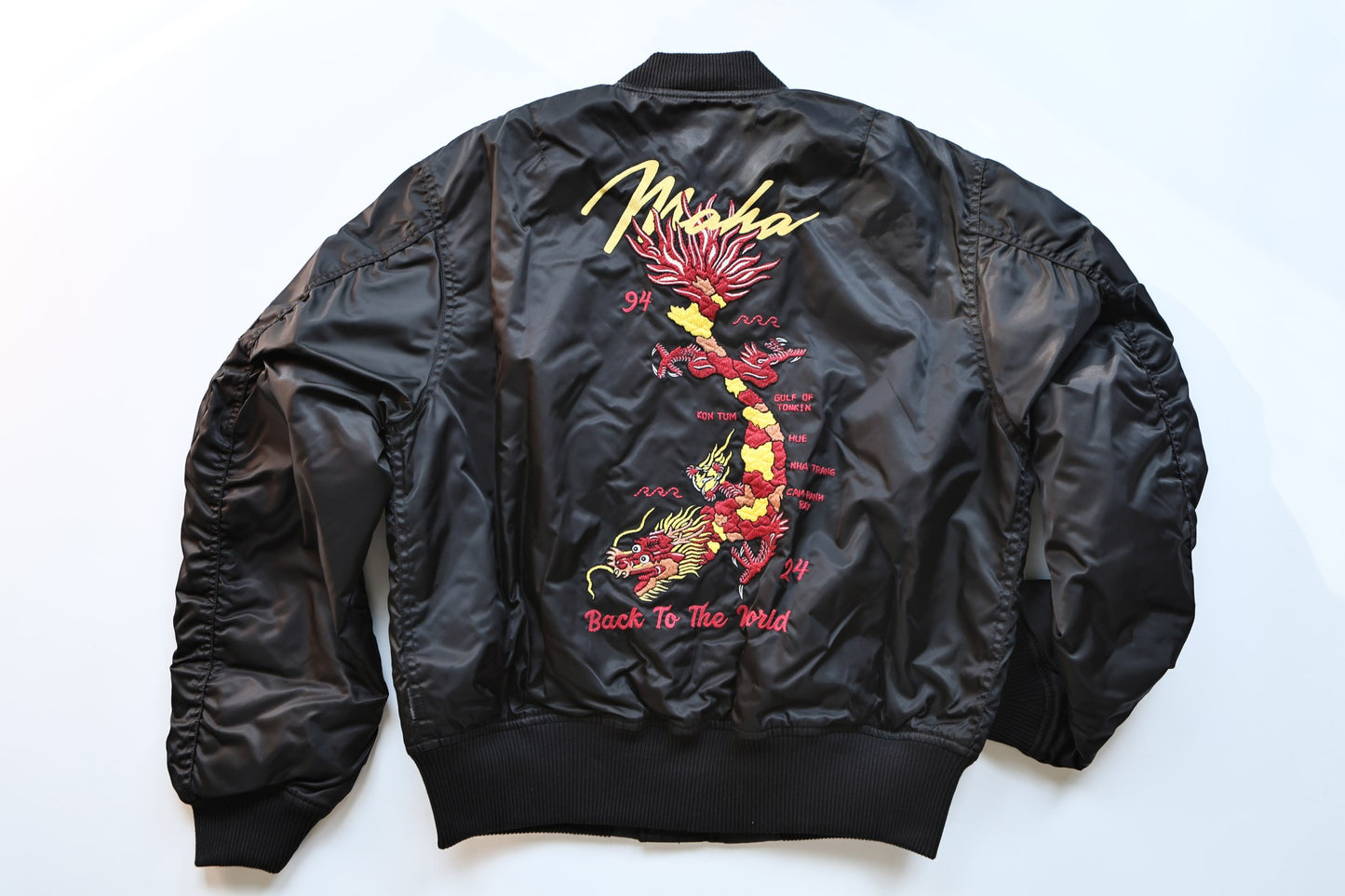 MAHARISHI 5247 TOUR DRAGON MAP MA1 JACKET
