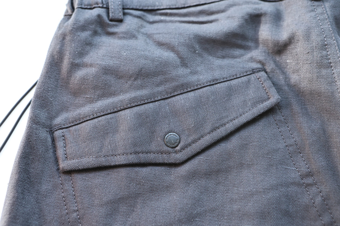 MAHARISHI 7024 MILTYPE ORGANIC CUSTOM PANTS BLACK