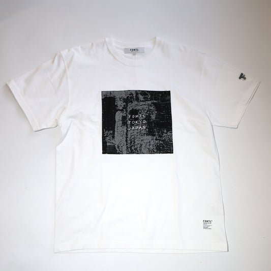 FDMTL FA25/TE15 SQUARE JACQUARD TEE WHITE
