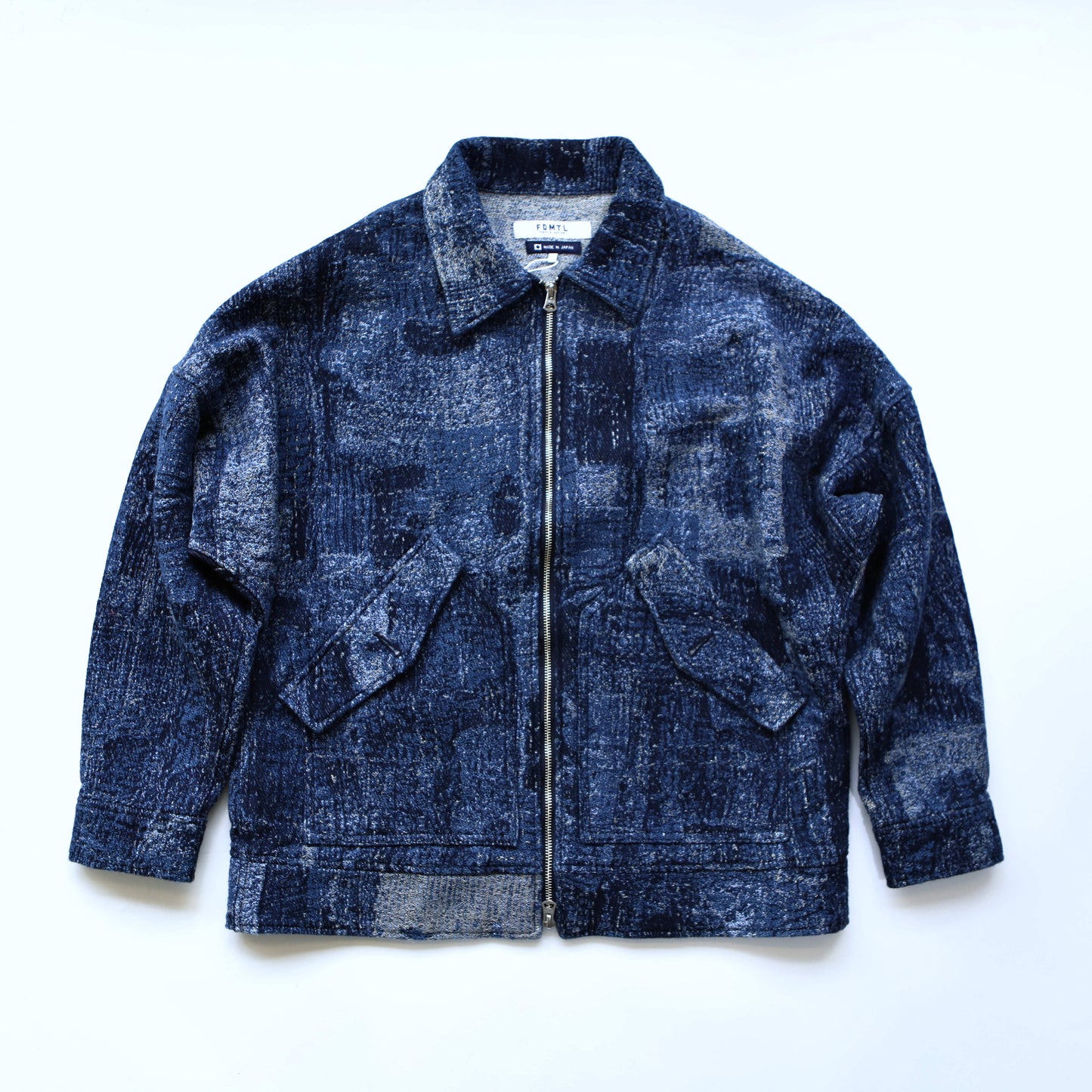 FA24/JK44B JACQUARD BORO BLOUSON RINSE