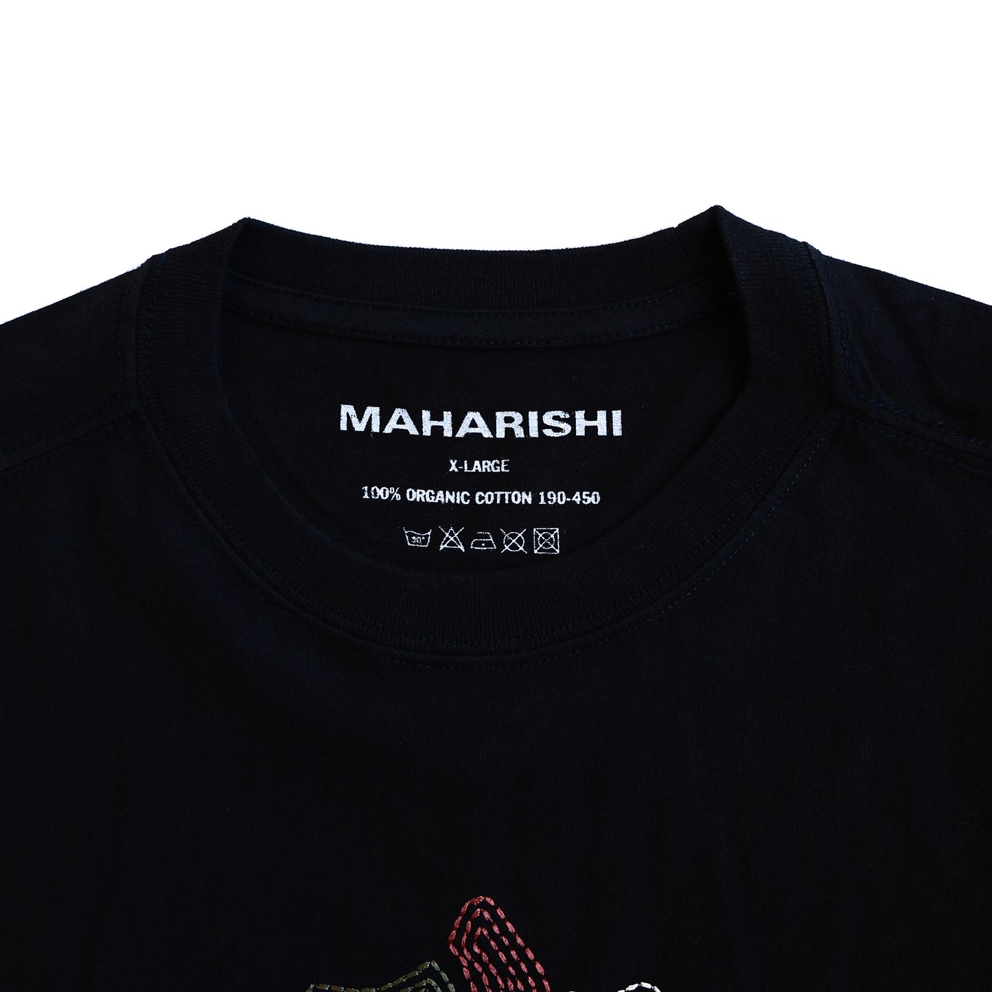 MAHARISHI 6221 RICE STITCH TEMPLE L.S T-SHIRT