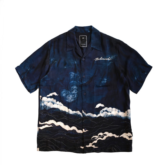 MAHARISHI 6230 BORO CRANE CAMP COLLAR SHIRT