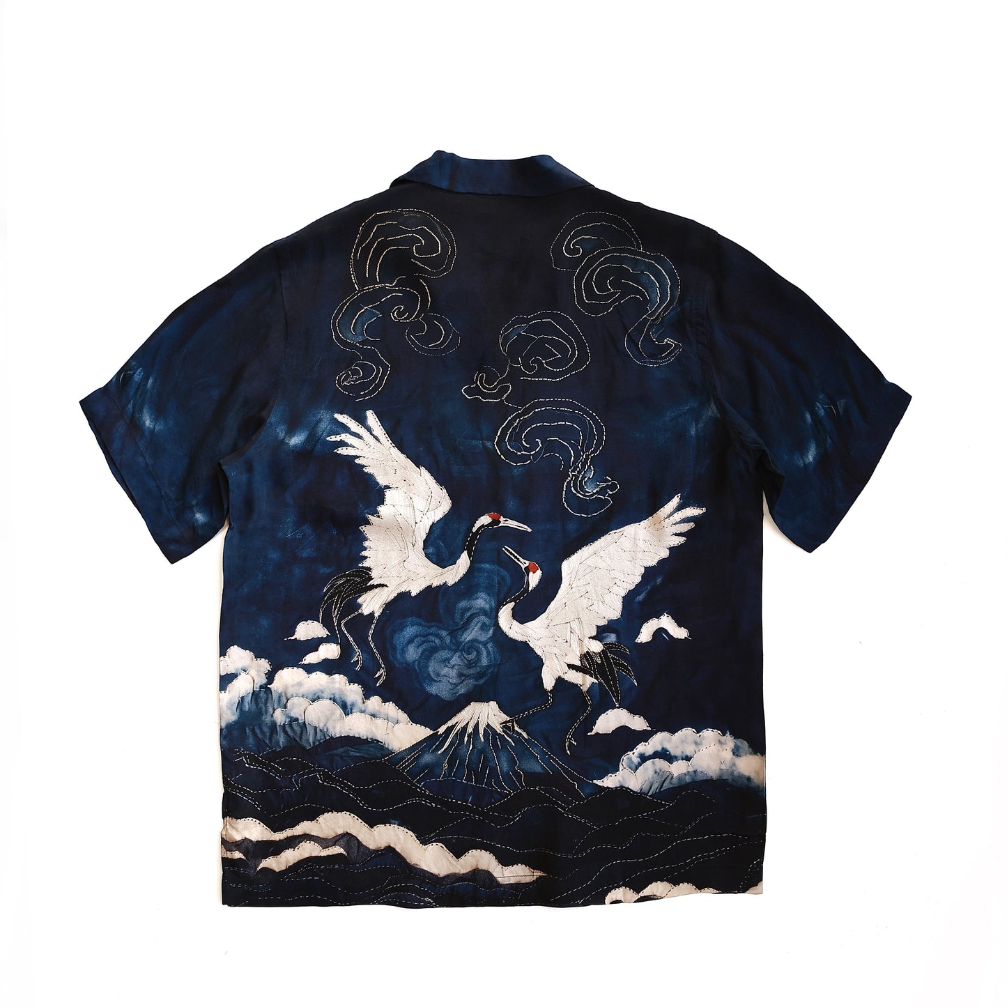 MAHARISHI 6230 BORO CRANE CAMP COLLAR SHIRT