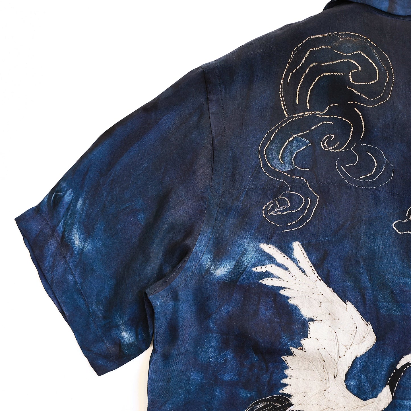 MAHARISHI 6230 BORO CRANE CAMP COLLAR SHIRT