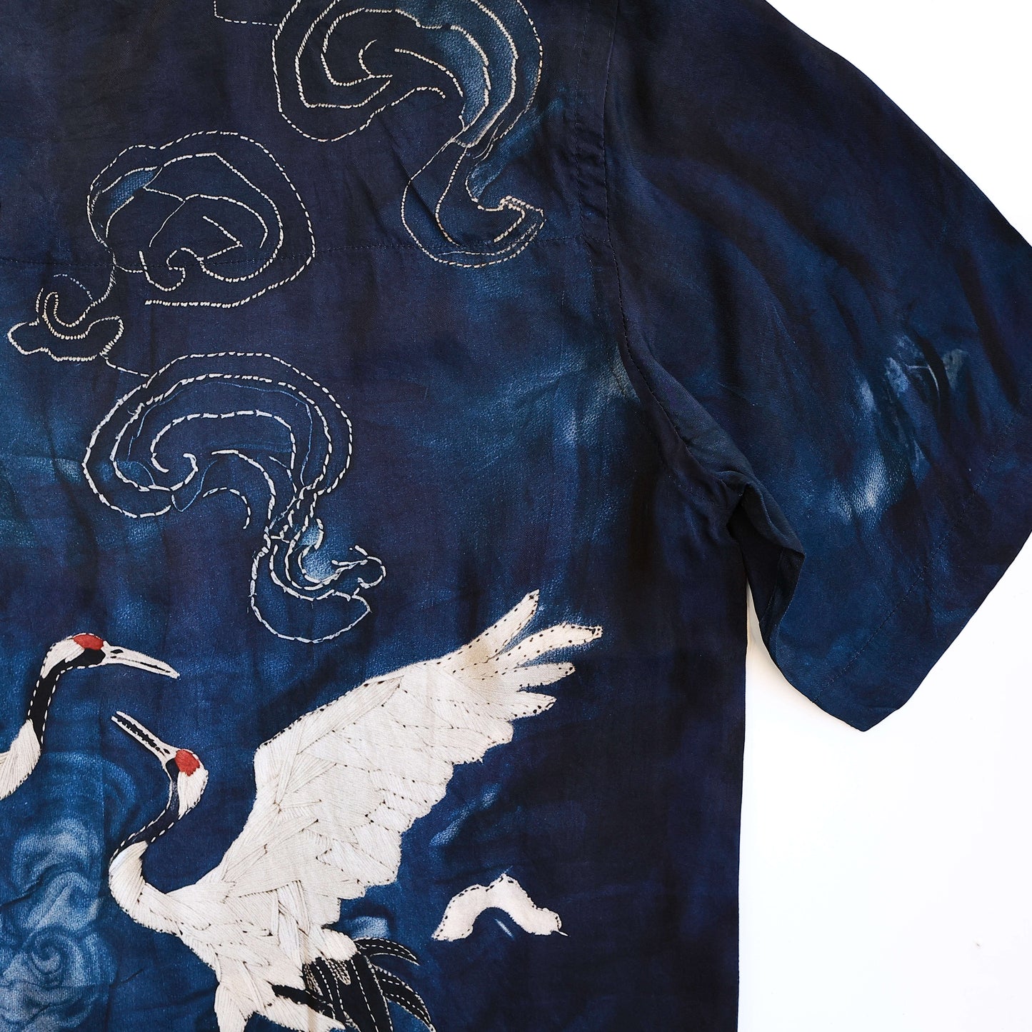 MAHARISHI 6230 BORO CRANE CAMP COLLAR SHIRT